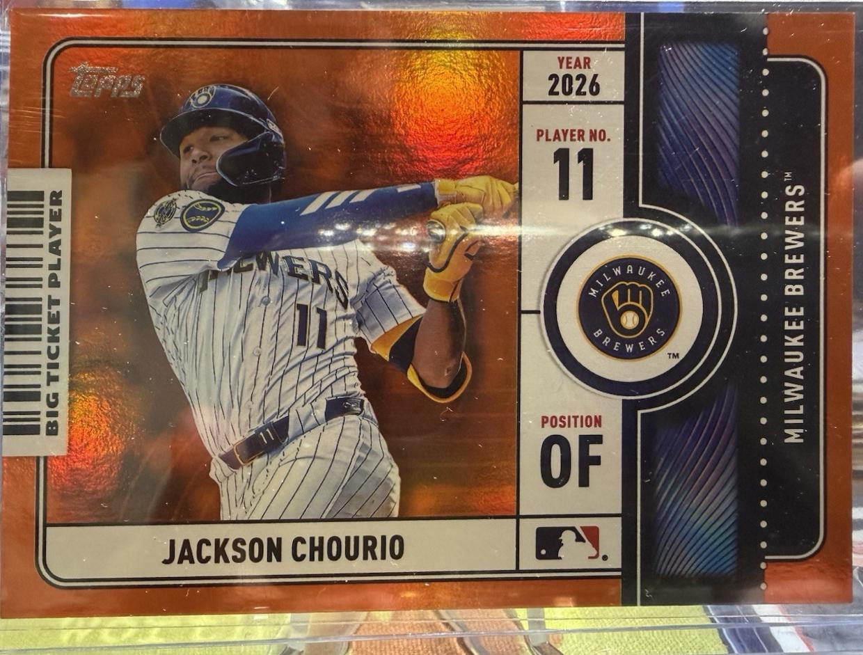 Jackson Chourio [Orange Foil] #BTP-12