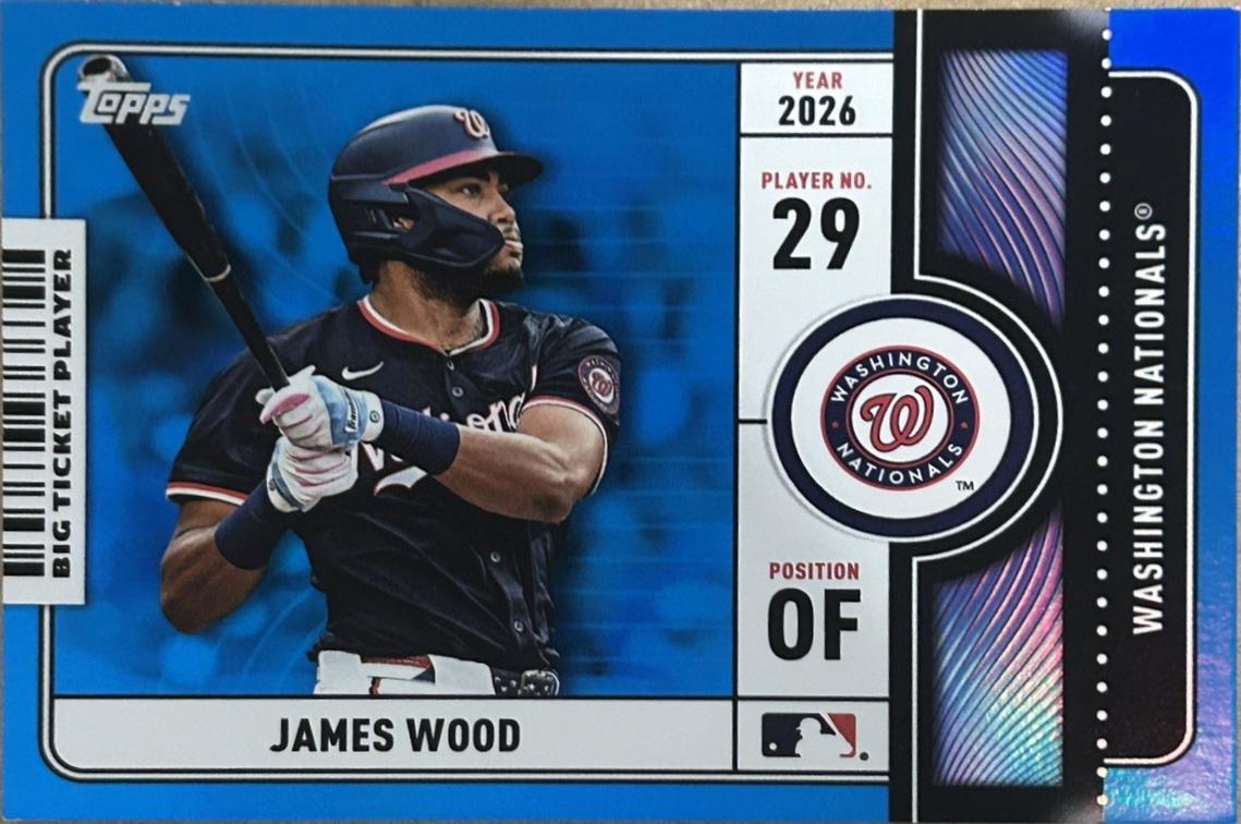James Wood [Blue Foil] #BTP-15