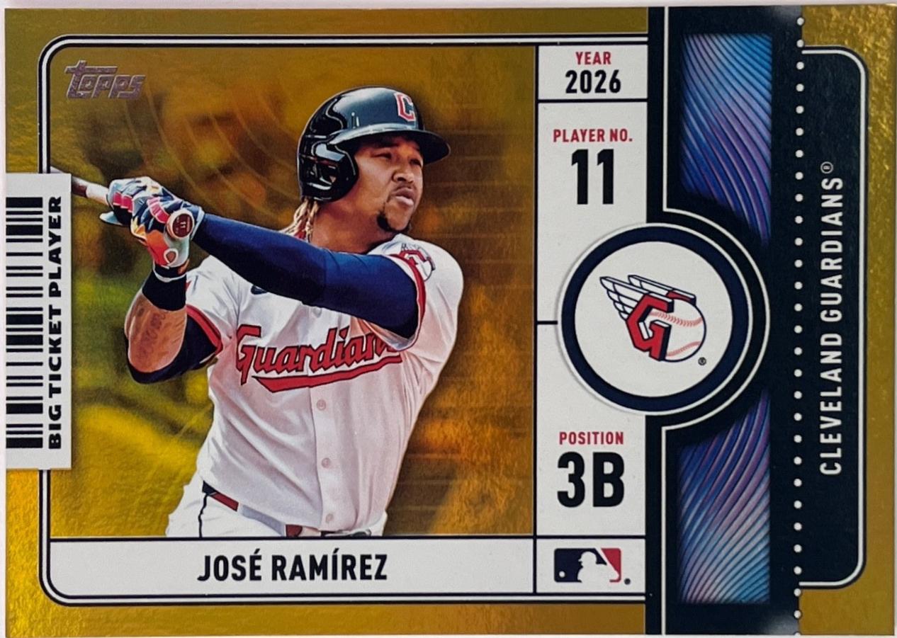 Jose Ramirez [Gold Foil] #BTP-9