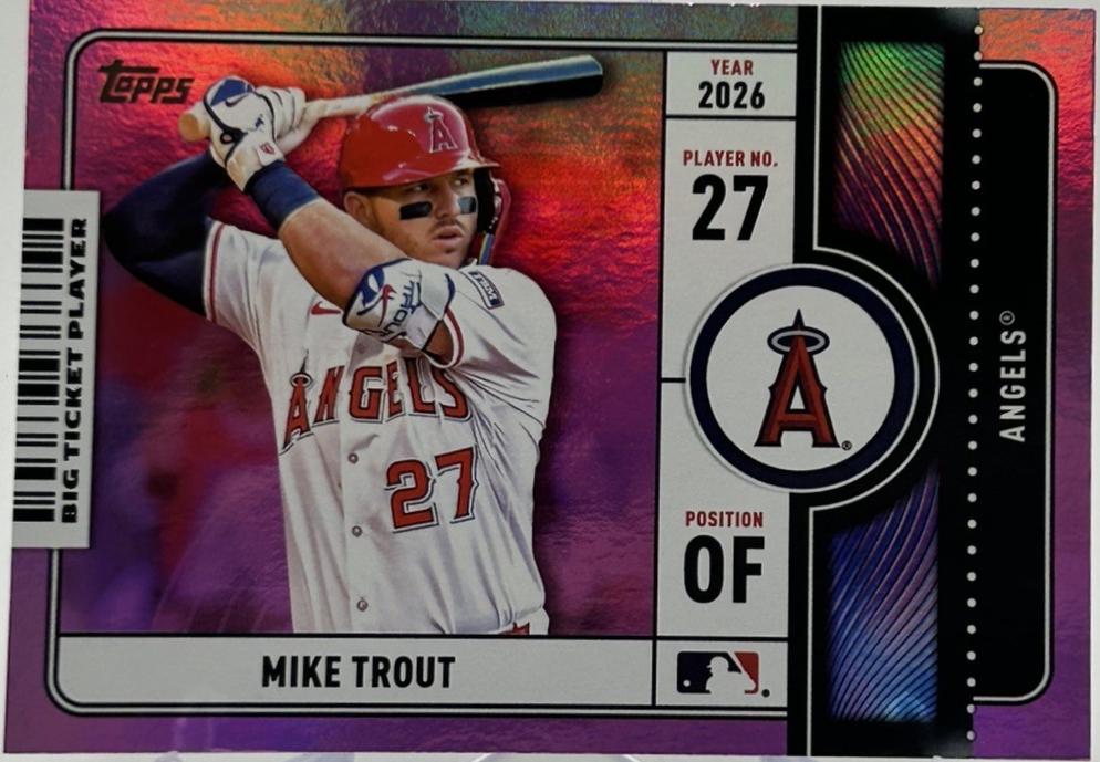 Mike Trout [Pink Foil] #BTP-1