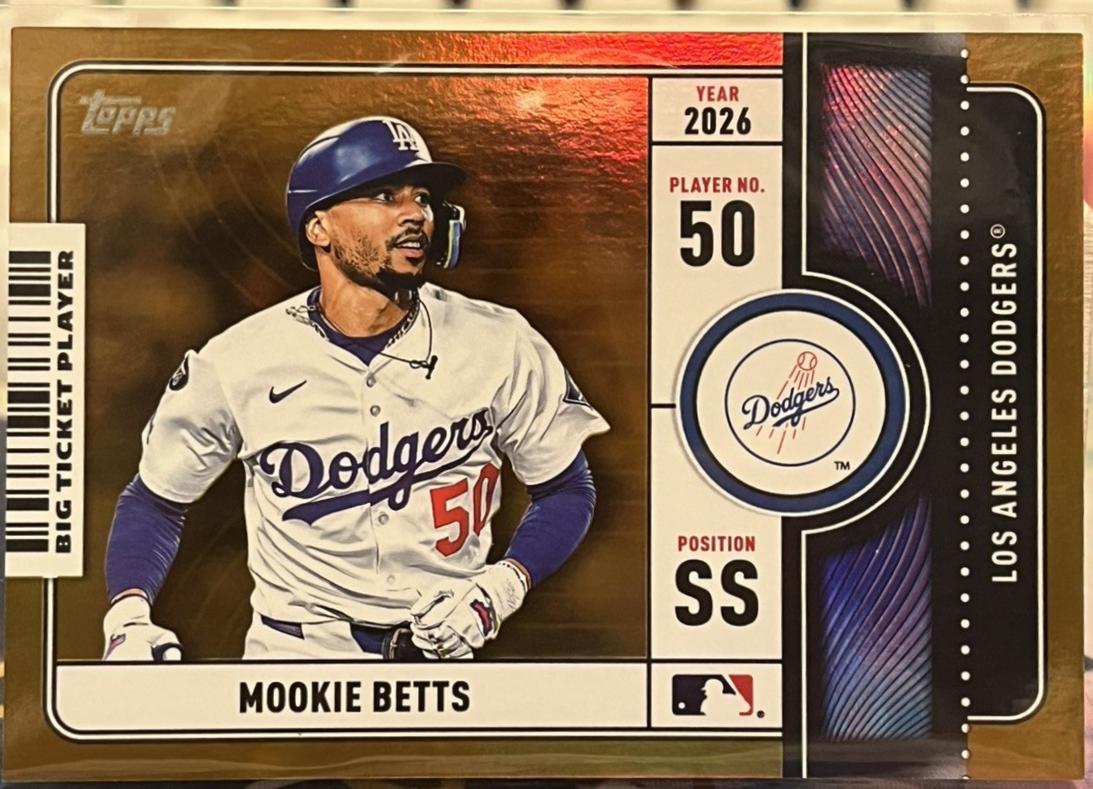 Mookie Betts [Gold Foil] #BTP-8