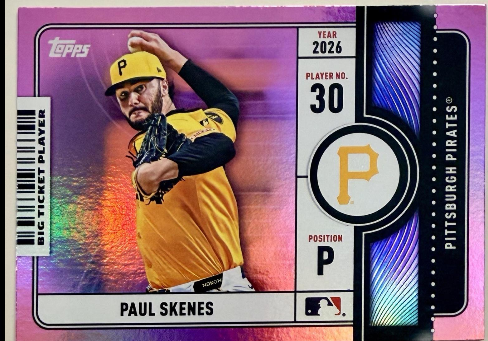 Paul Skenes [Pink Foil] #BTP-14