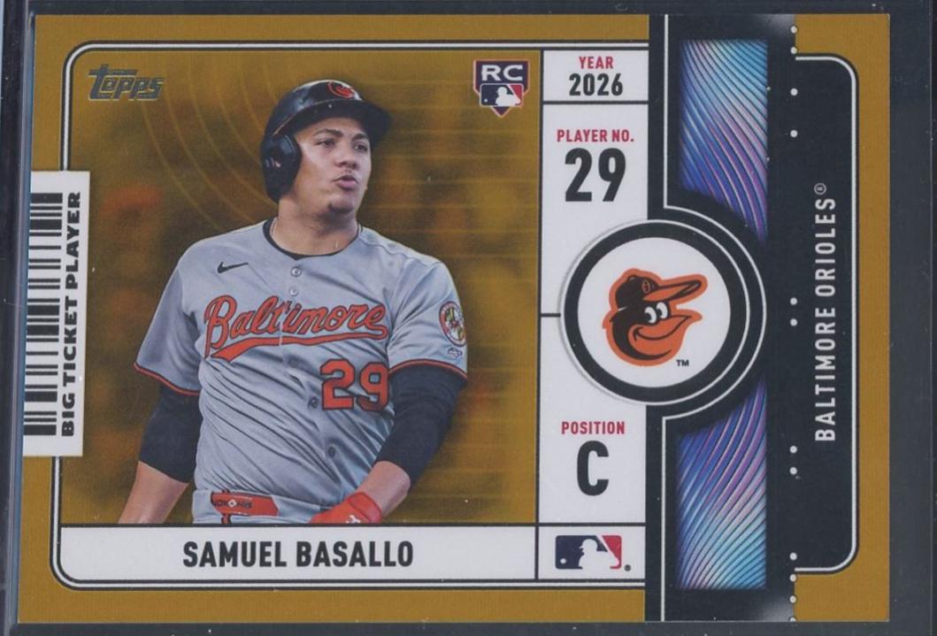 Samuel Basallo [Gold Foil] #BTP-25