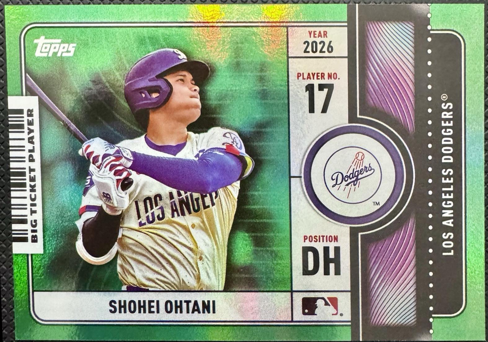 Shohei Ohtani [Green Foil] #BTP-3