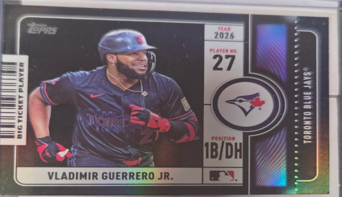 Vladimir Guerrero Jr. [Black Foil] #BTP-17