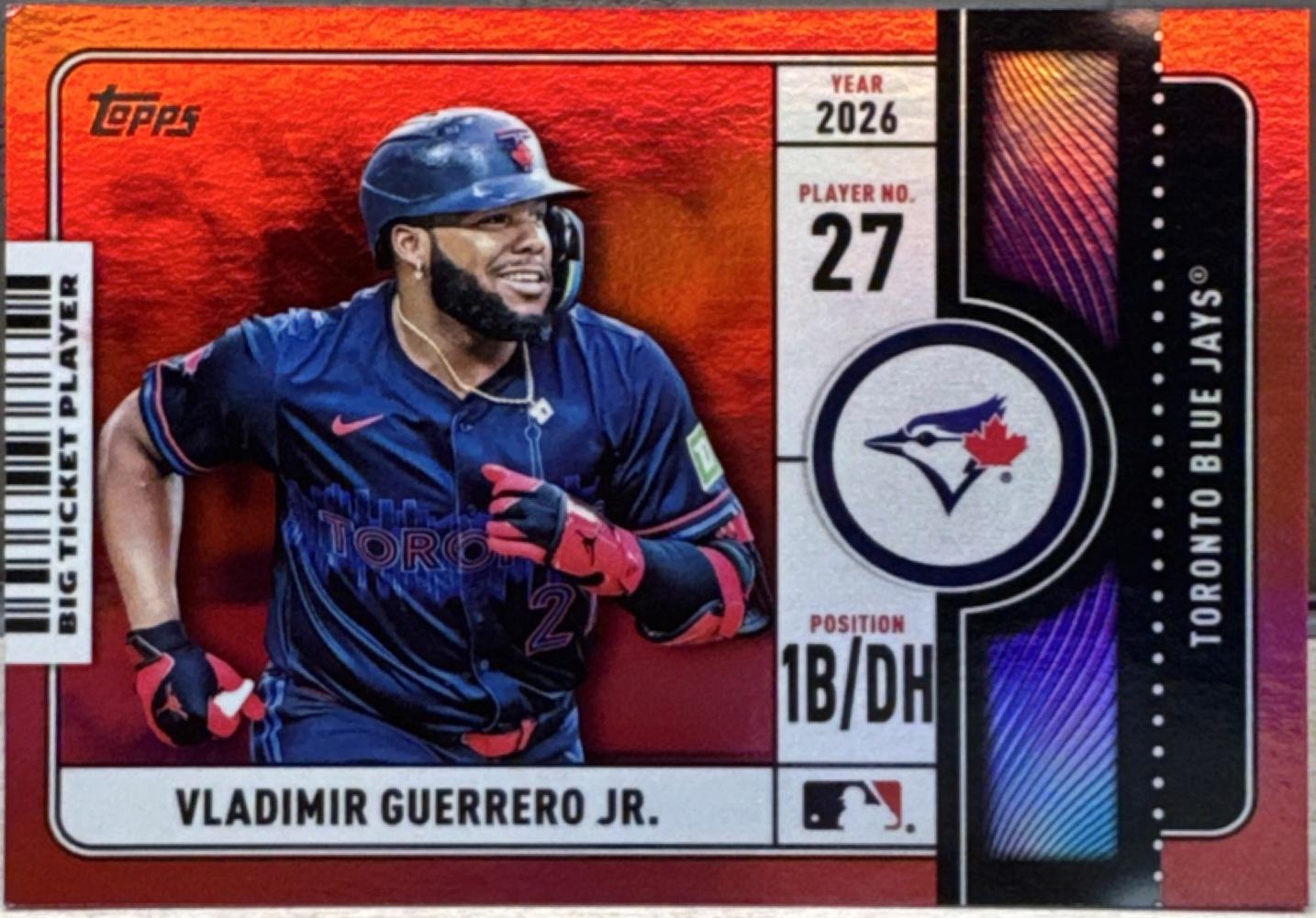Vladimir Guerrero Jr. [Red Foil] #BTP-17
