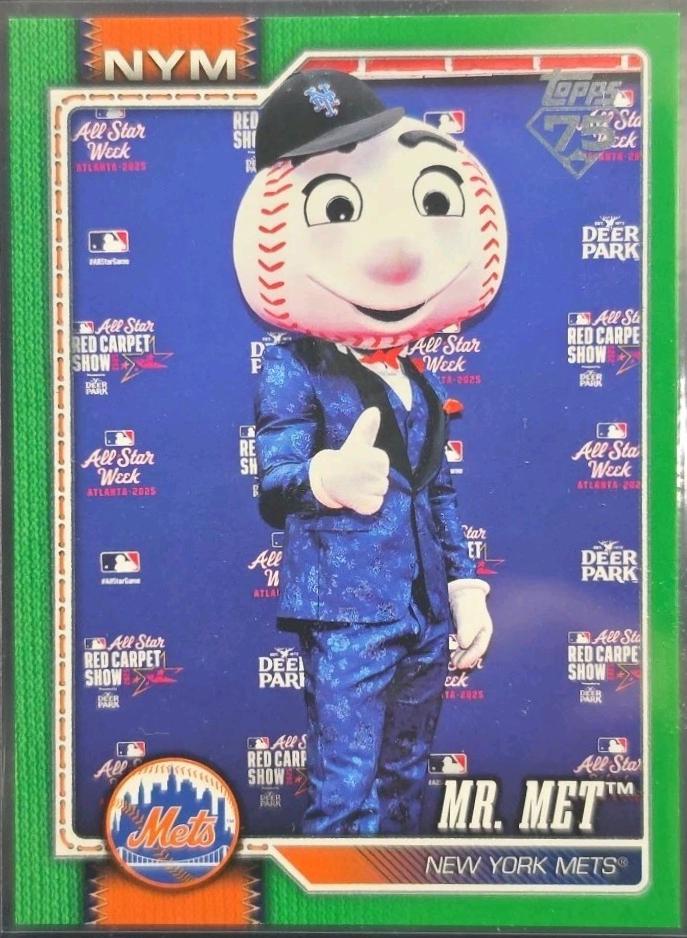 Mr. Met New York Mets [Green] #M-11