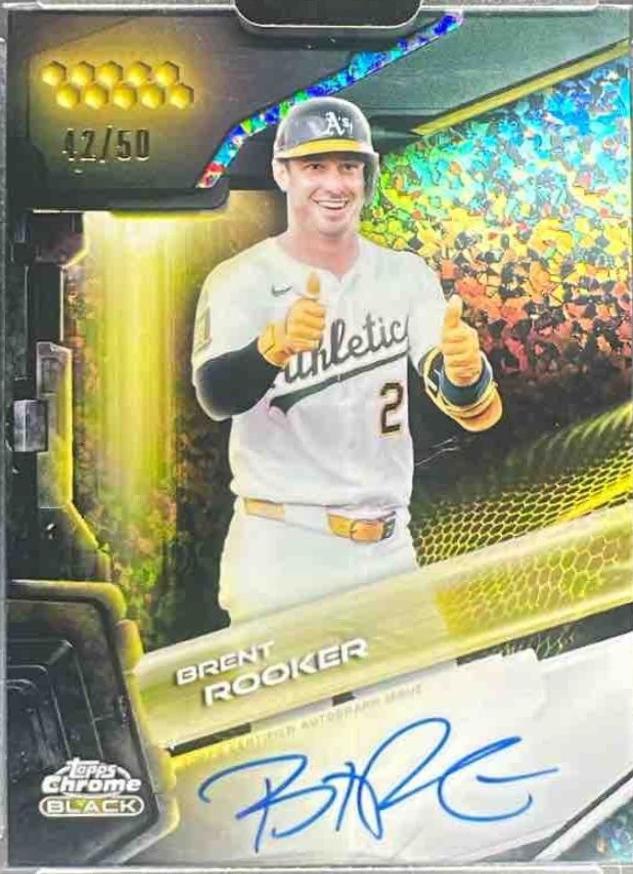 Brent Rooker [Gold Mini-Diamond Refractor] #CBA-BR