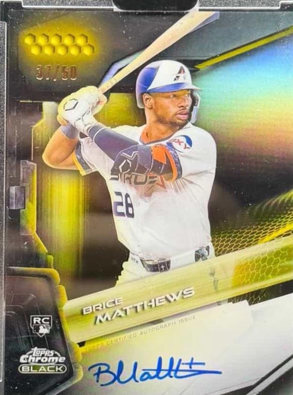 Brice Matthews [Gold Refractor] #CBA-BM