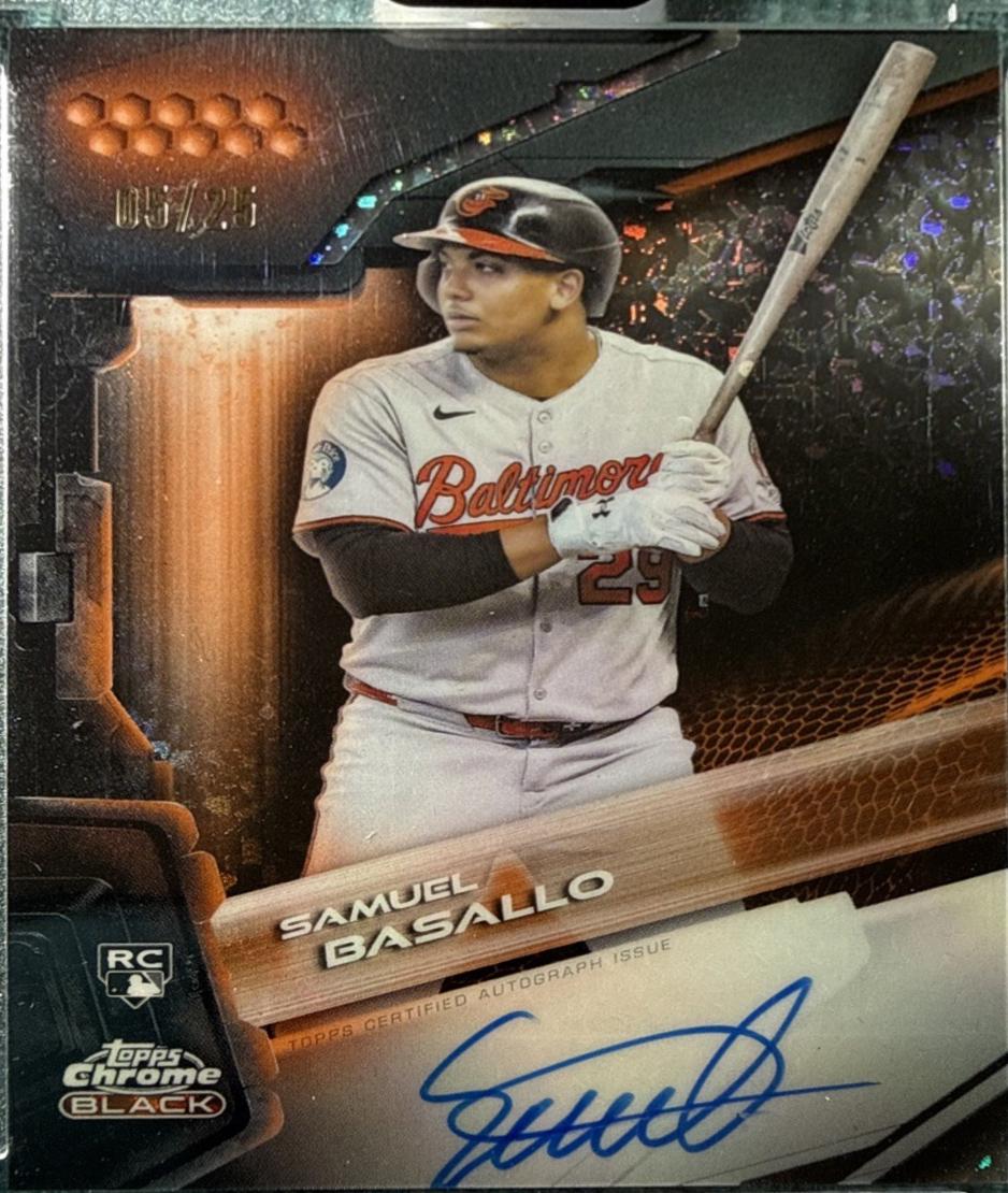 Samuel Basallo [Orange Mini-Diamond Refractor] #CBA-SB