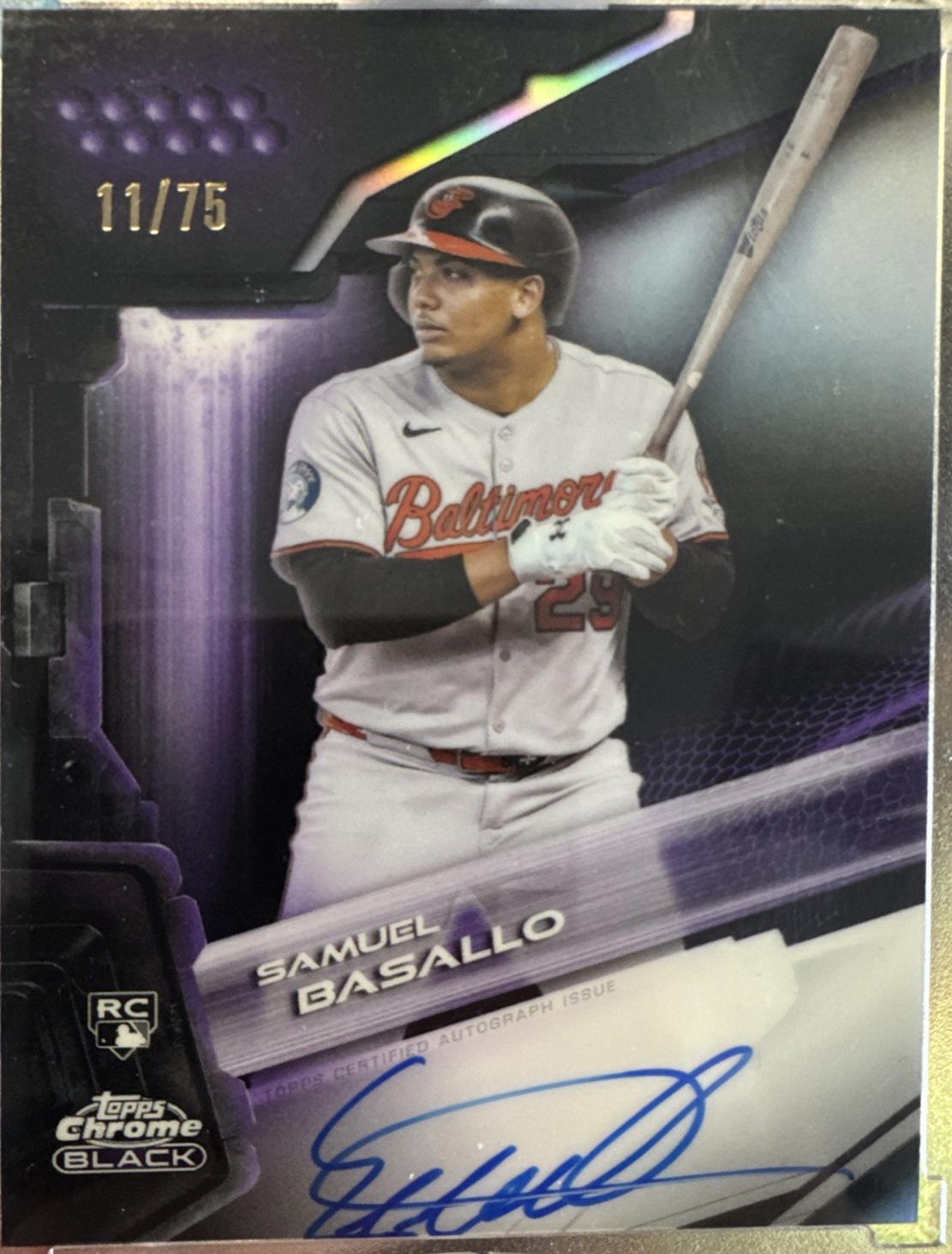 Samuel Basallo [Purple Refractor] #CBA-SB
