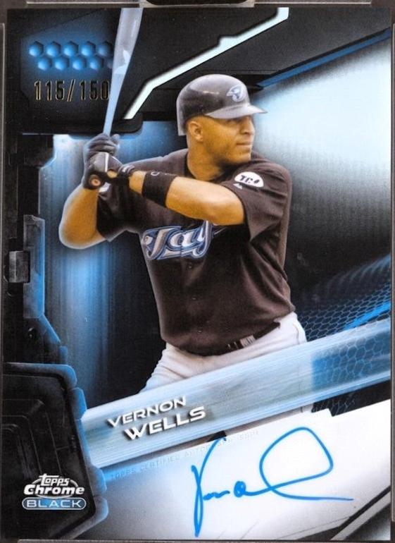 Vernon Wells [Blue Refractor] #CBA-VW
