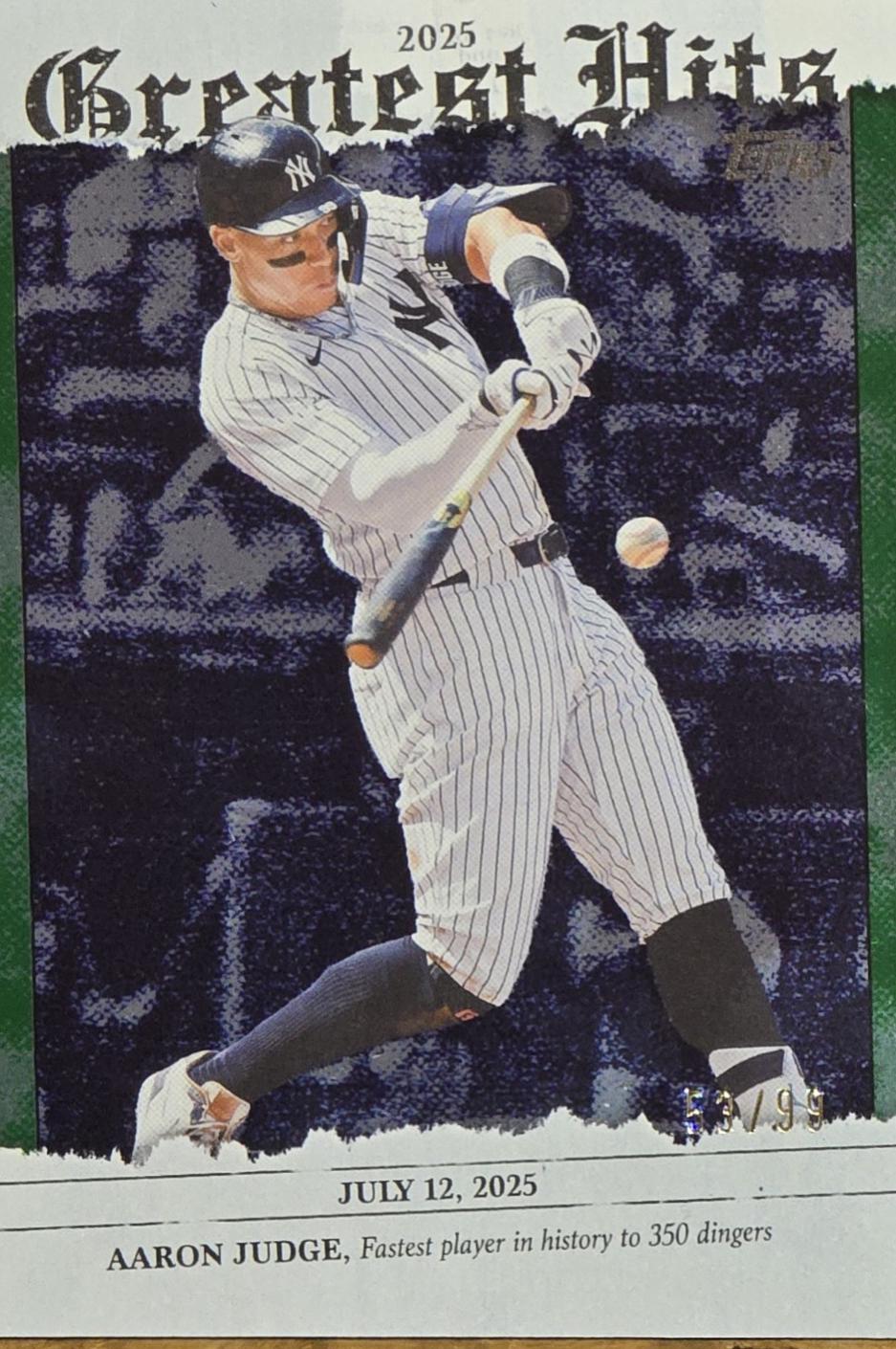 Aaron Judge [Green Foil] #GH-2