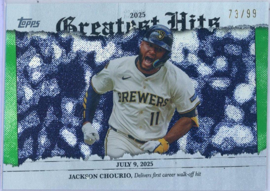 Jackson Chourio [Green Foil] #GH-20