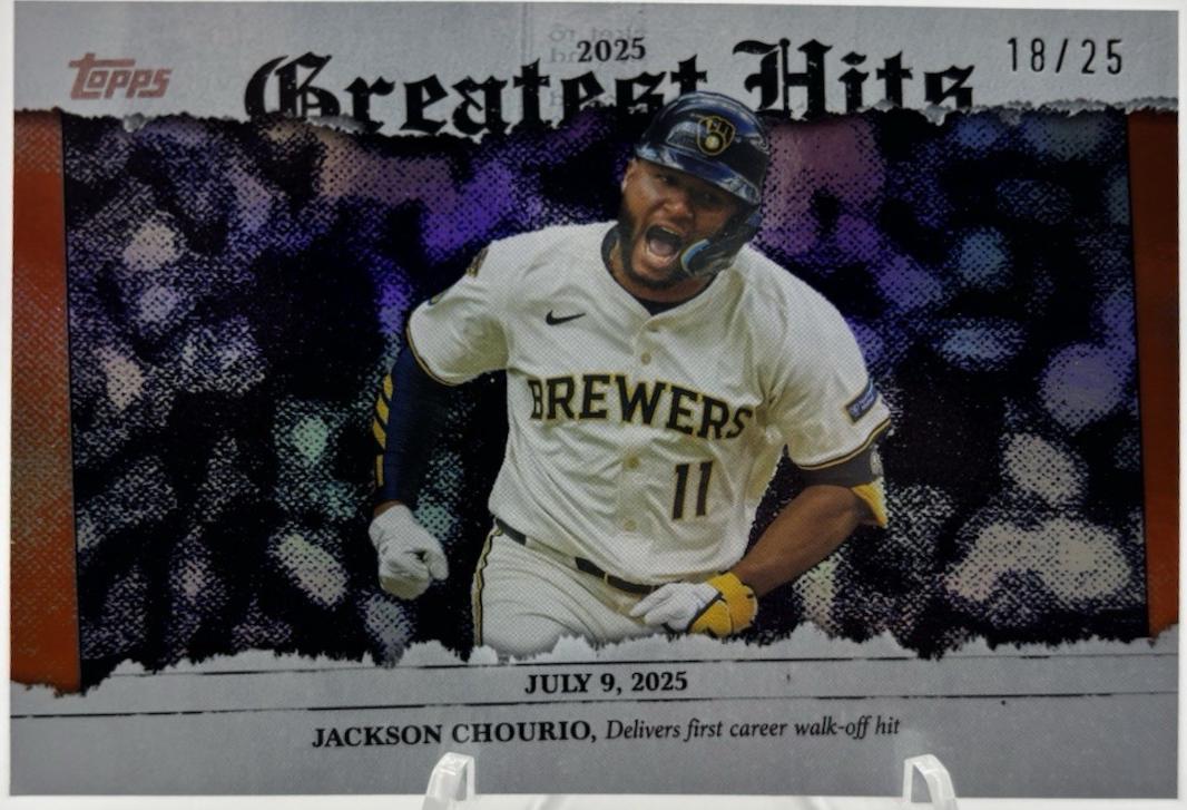 Jackson Chourio [Orange Foil] #GH-20