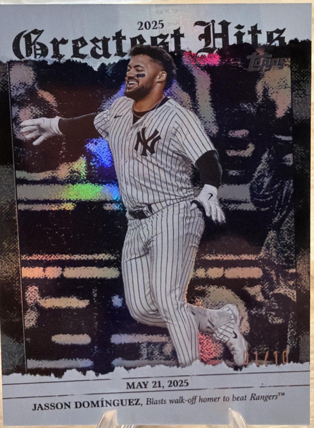 Jasson Dominguez [Black Foil] #GH-6