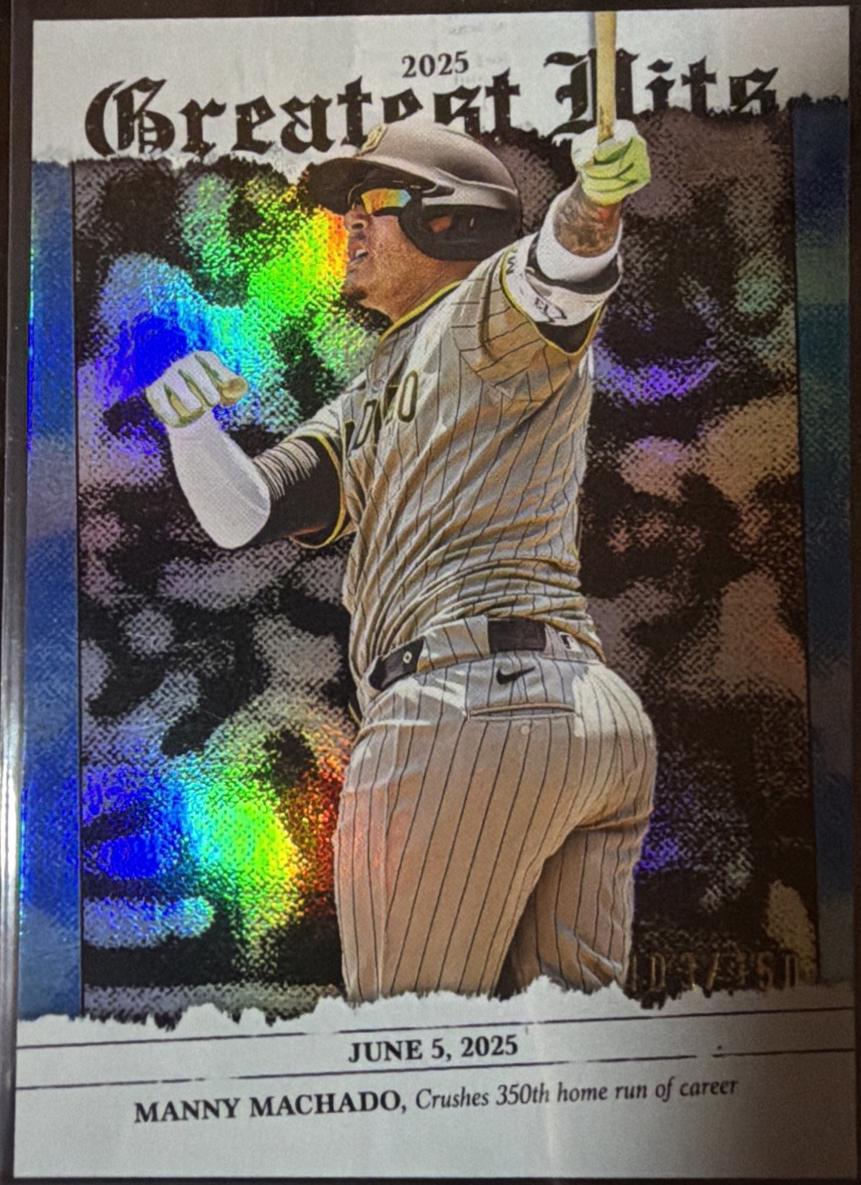 Manny Machado [Blue Foil] #GH-13