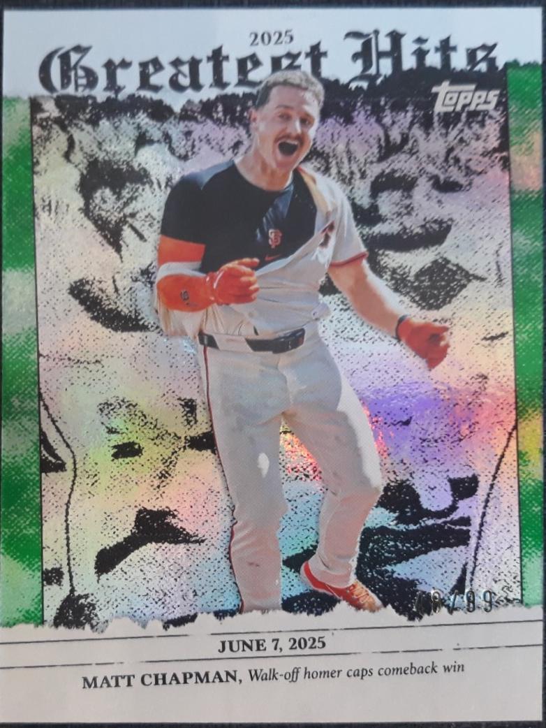 Matt Chapman [Green Foil] #GH-9