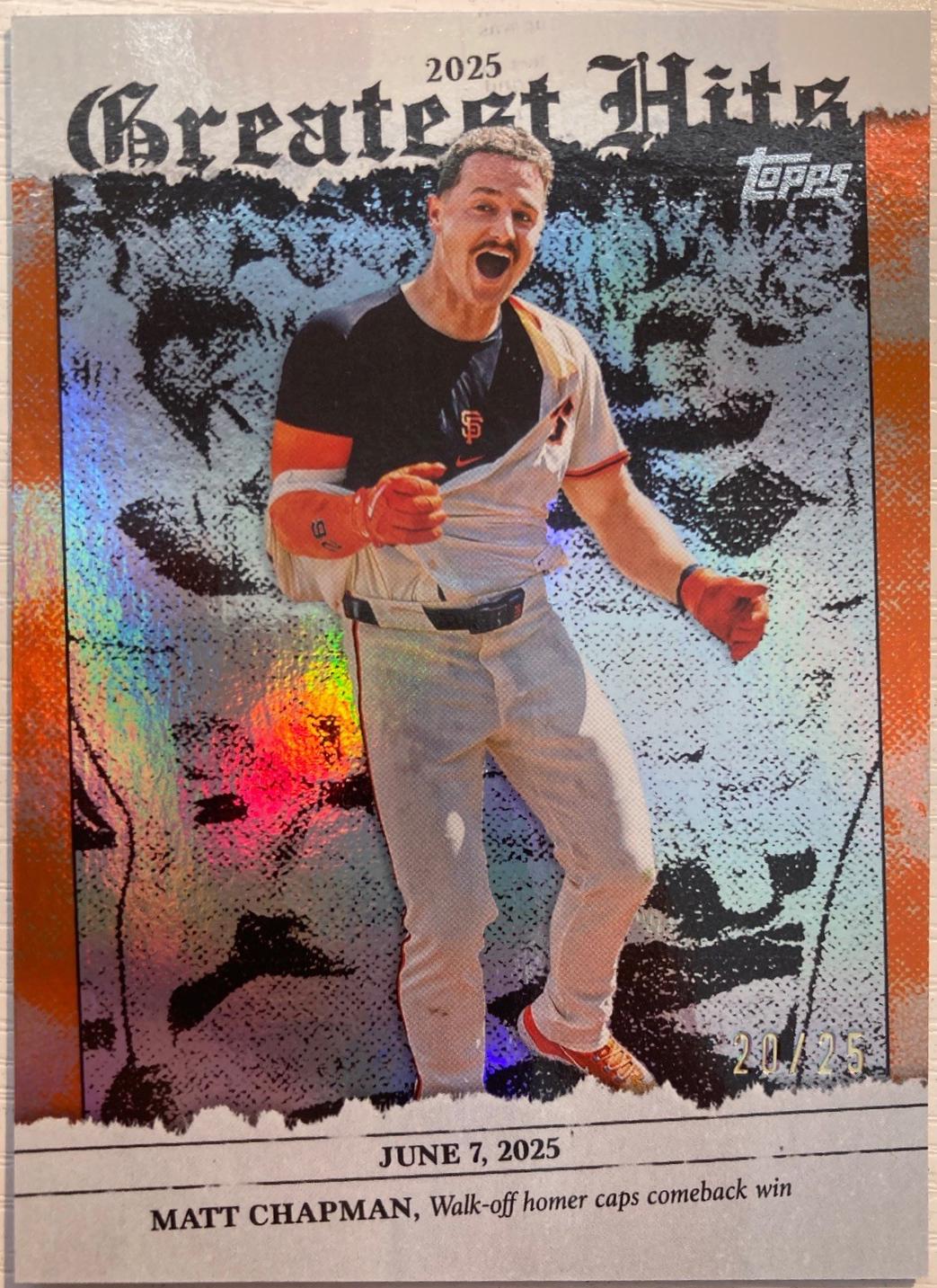 Matt Chapman [Orange Foil] #GH-9