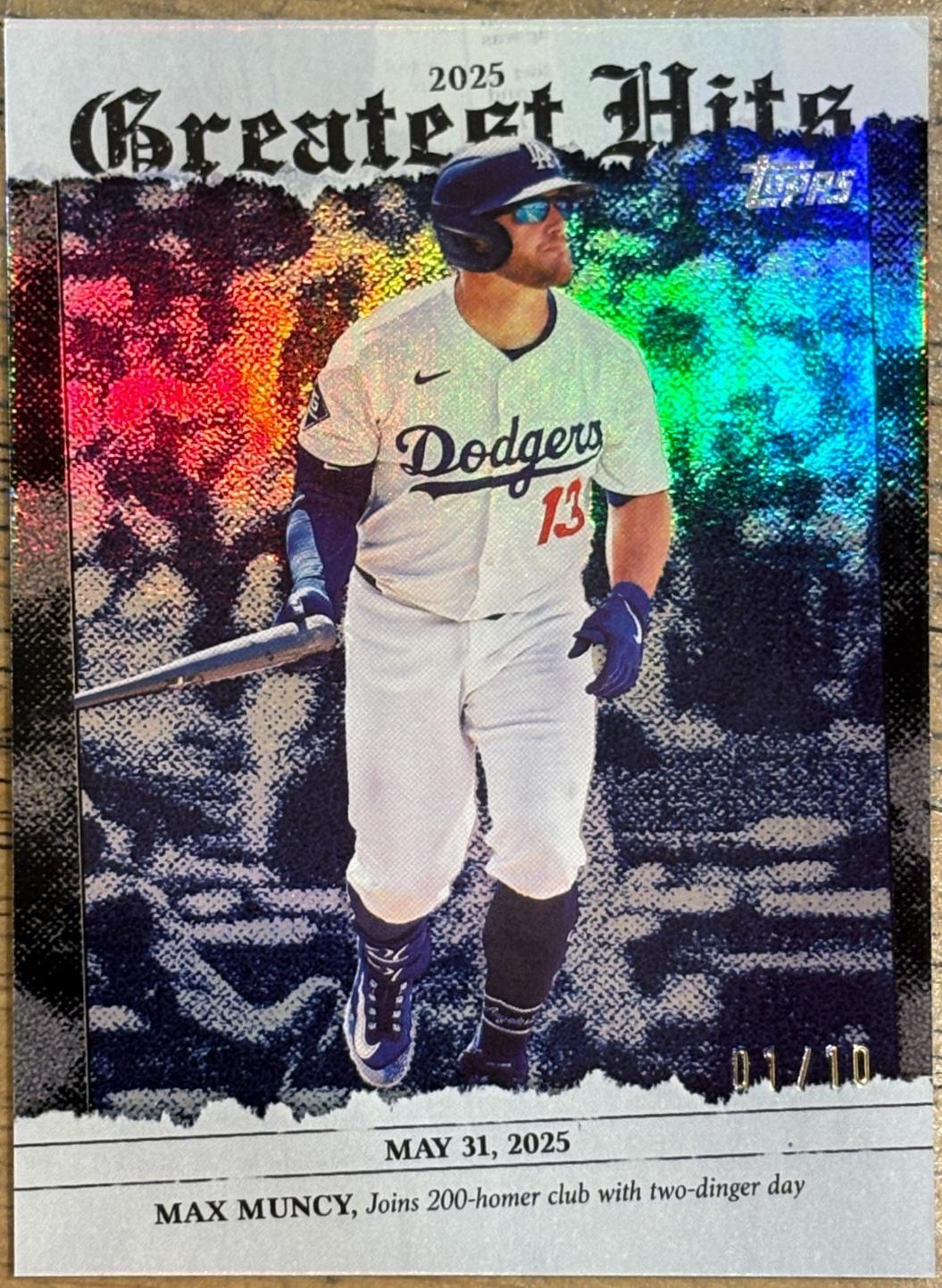 Max Muncy [Black Foil] #GH-24