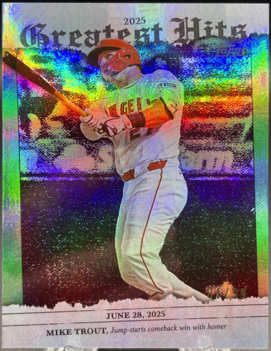 Mike Trout [Green Foil] #GH-14