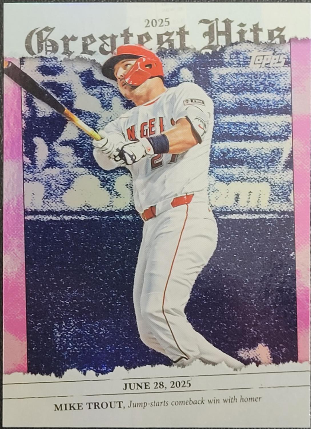 Mike Trout [Orange Foil] #GH-14