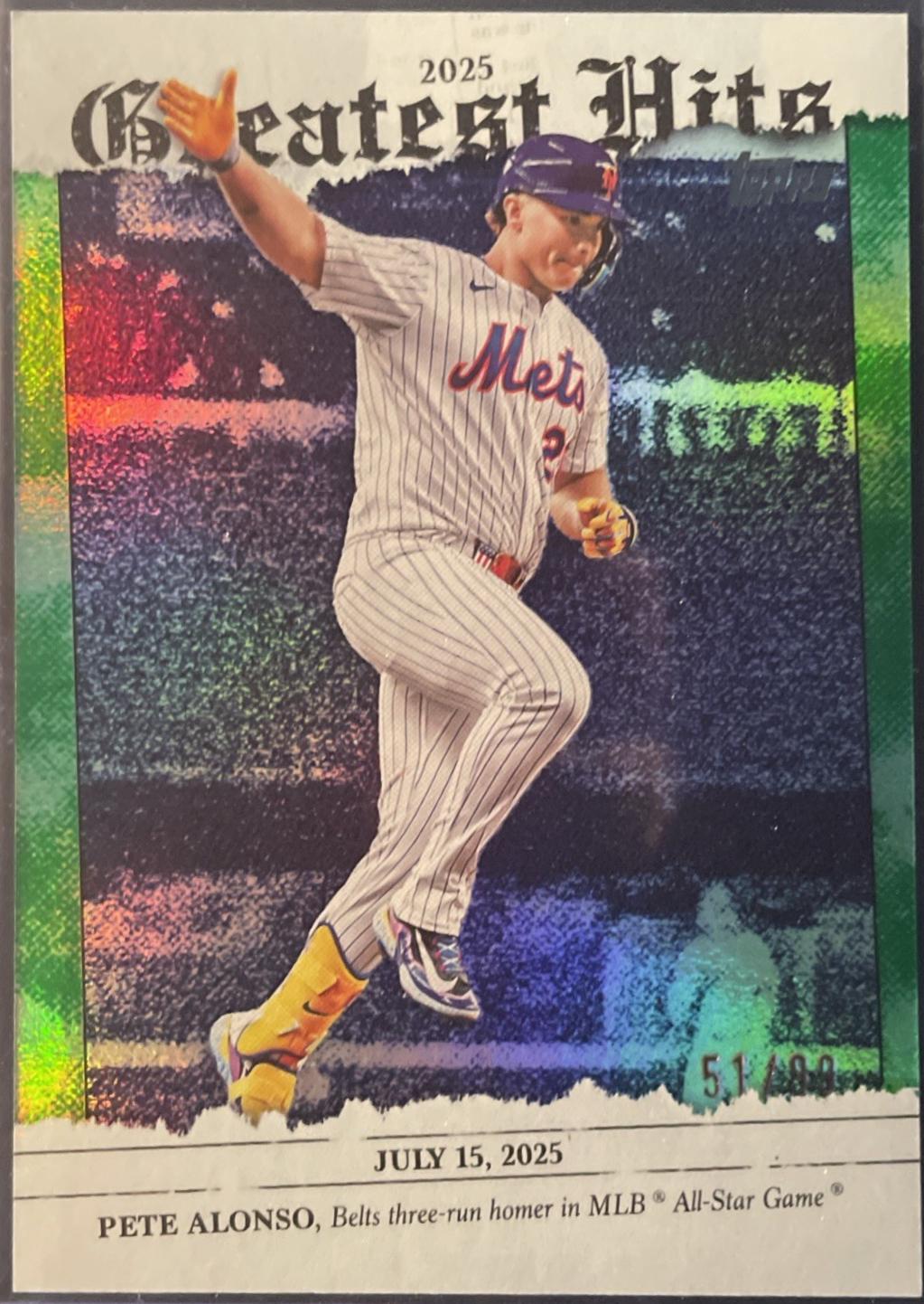 Pete Alonso [Green Foil] #GH-28