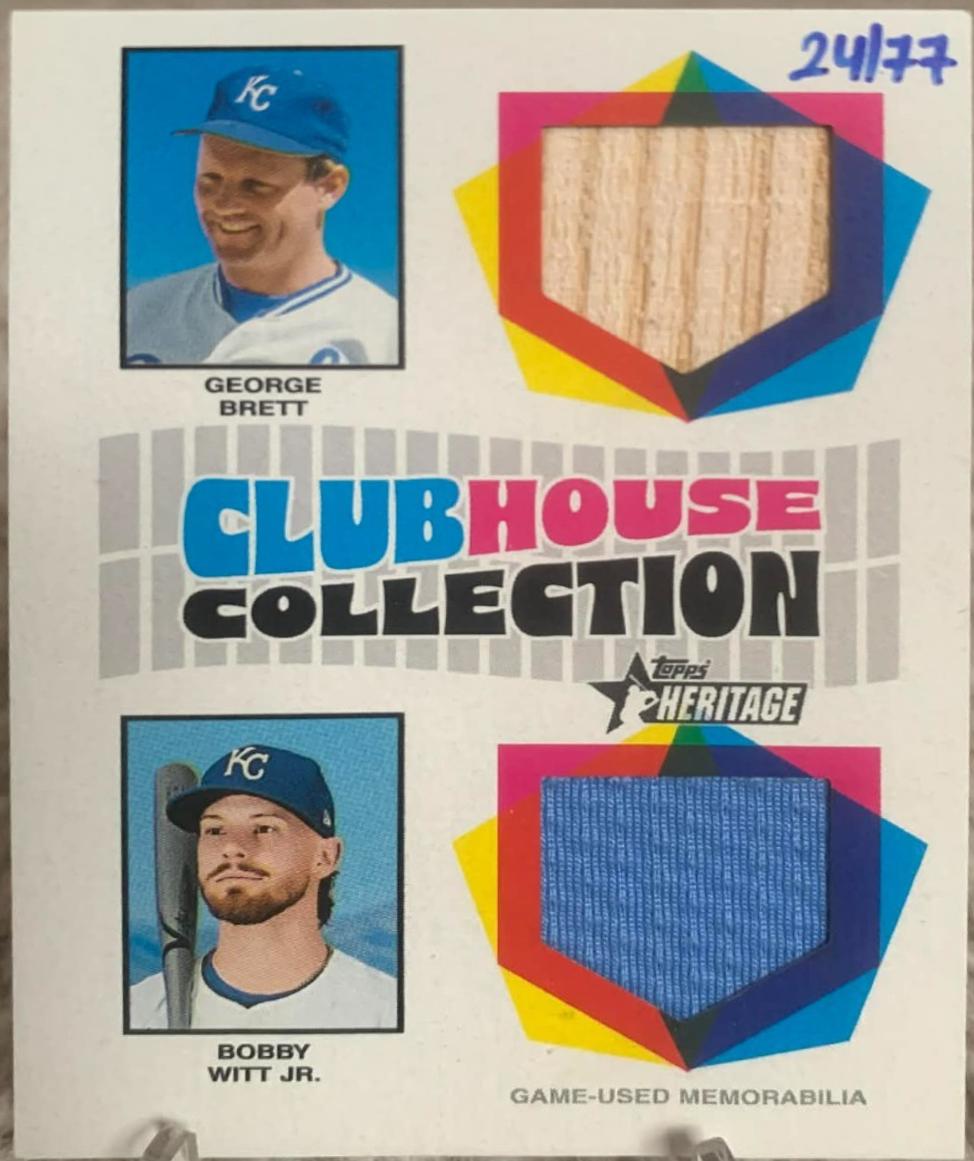George Brett / Bobby Witt Jr. #CCDR-BW