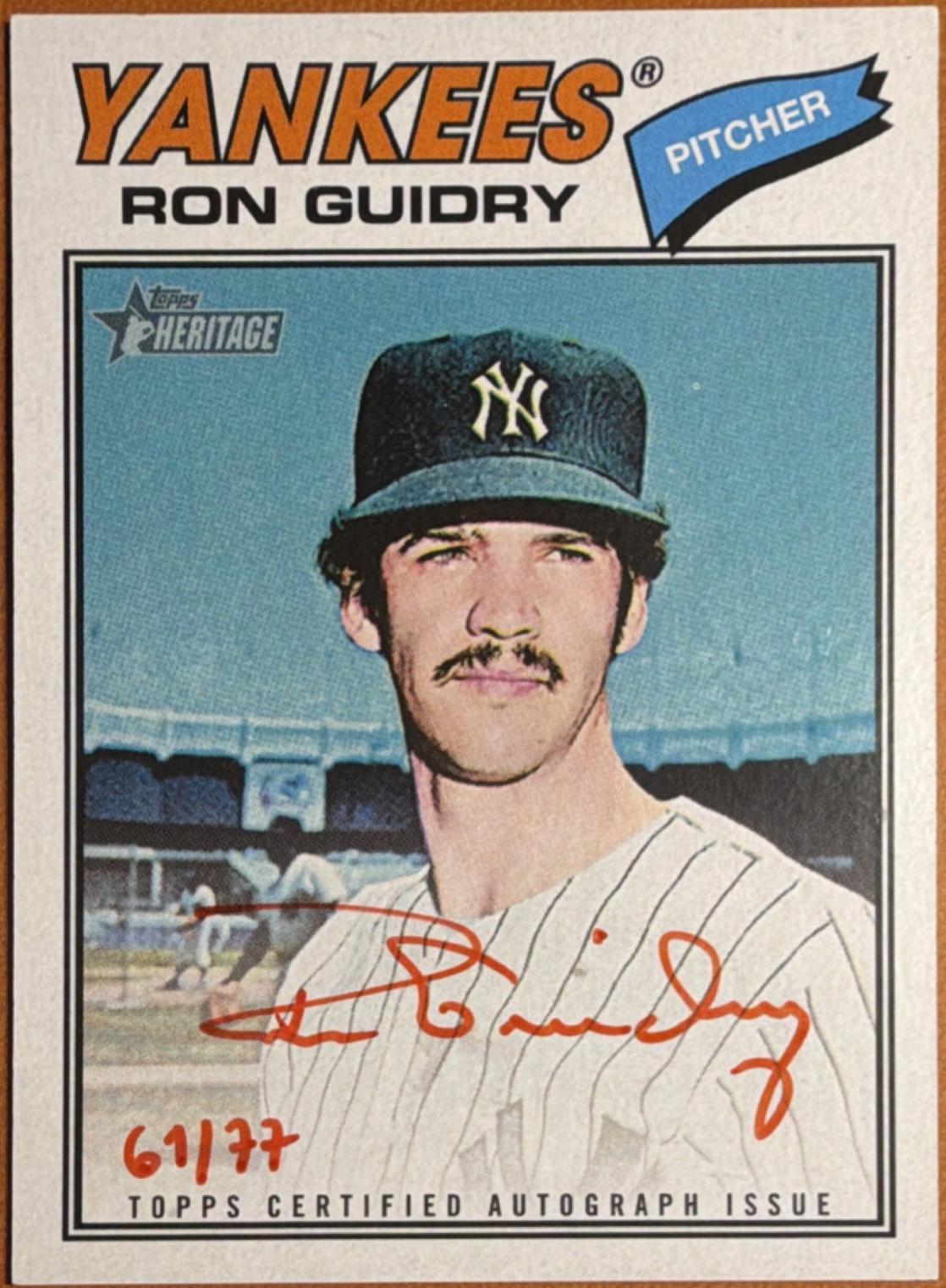 Ron Guidry [Red Ink] #ROA-RG