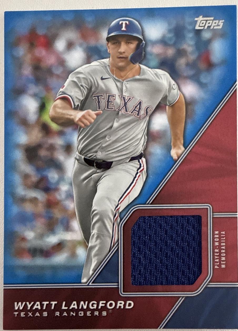 Wyatt Langford [Blue] #MLM-WL