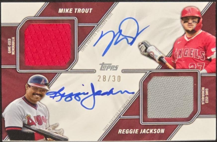 Reggie Jackson / Mike Trout #MLMDA-TJ