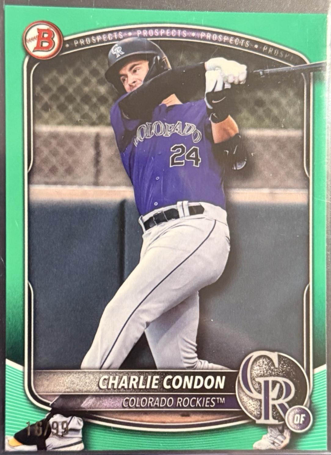 Charlie Condon [Green] #BD-136