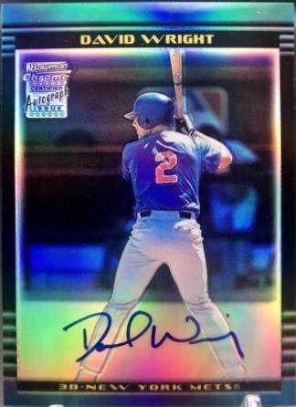 David Wright [Autographed Refractor] #385