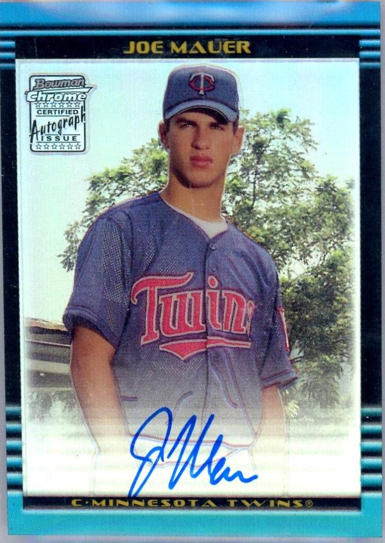 Joe Mauer [Autographed Refractor] #391