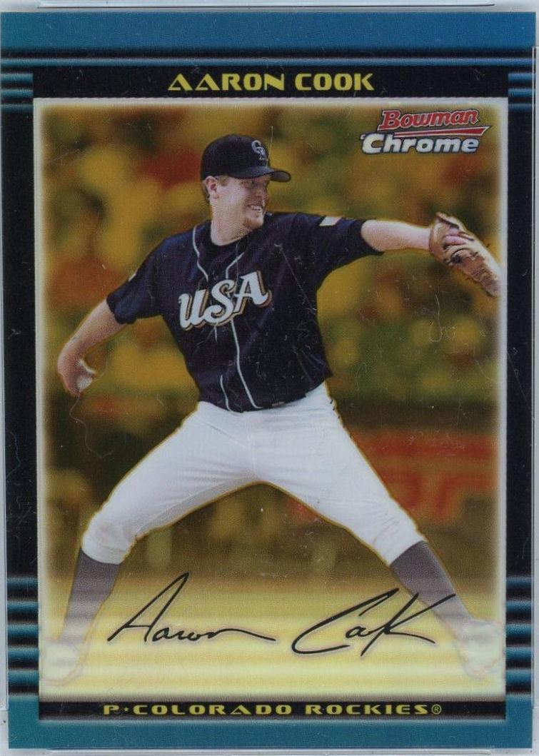Aaron Cook [Gold Refractor] #122