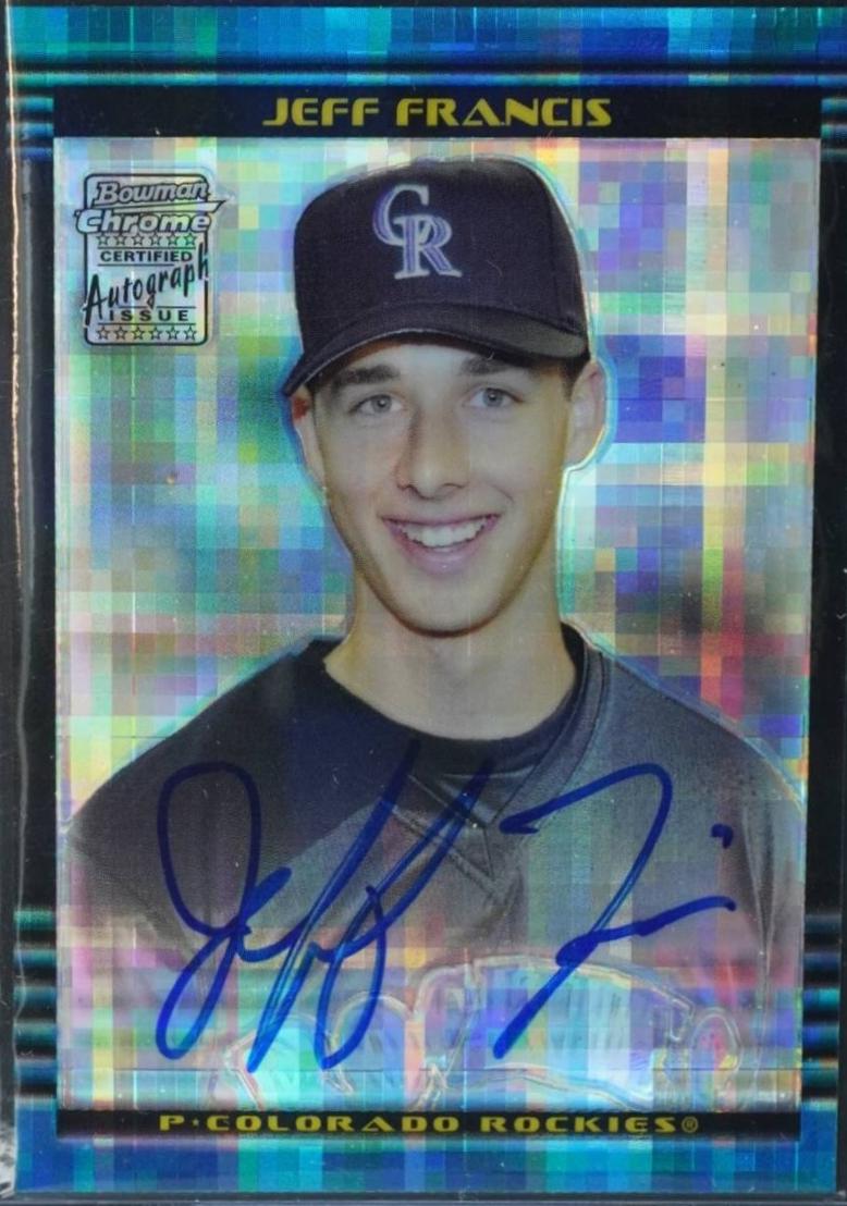 Jeff Francis [Auto. Xfractor] #169