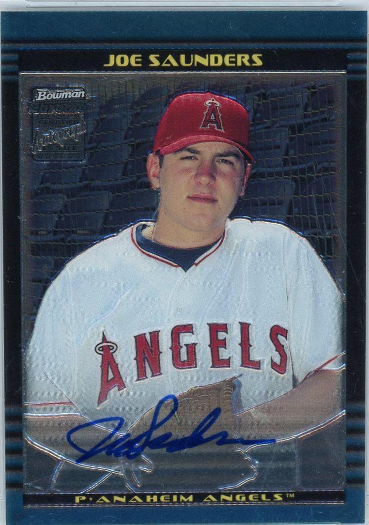 Joe Saunders [Auto. Refractor] #168