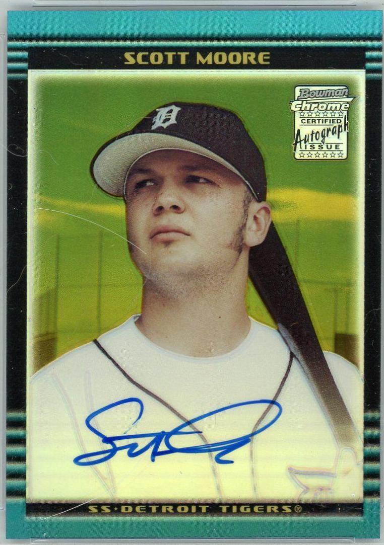 Scott Moore [Gold Refractor Auto] #166