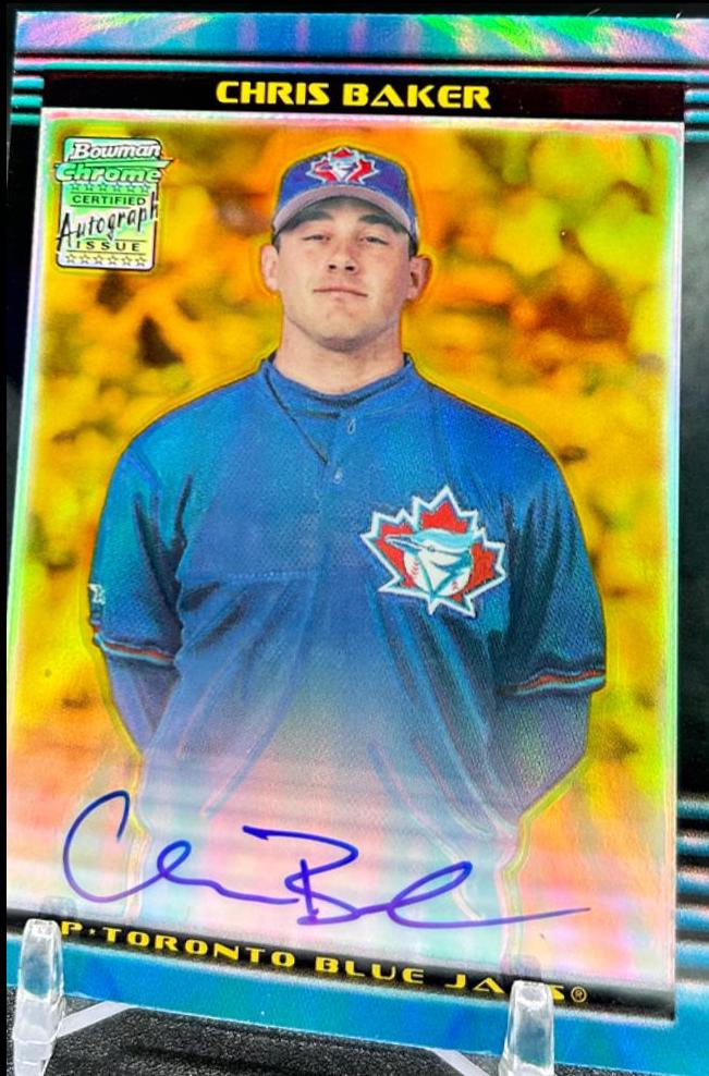 Chris Baker [Gold Refractor Autograph] #405