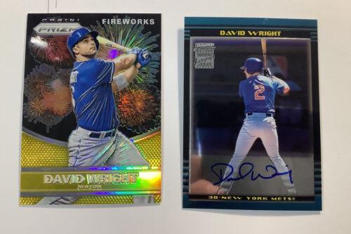 David Wright [Gold Refractor Autograph] #385