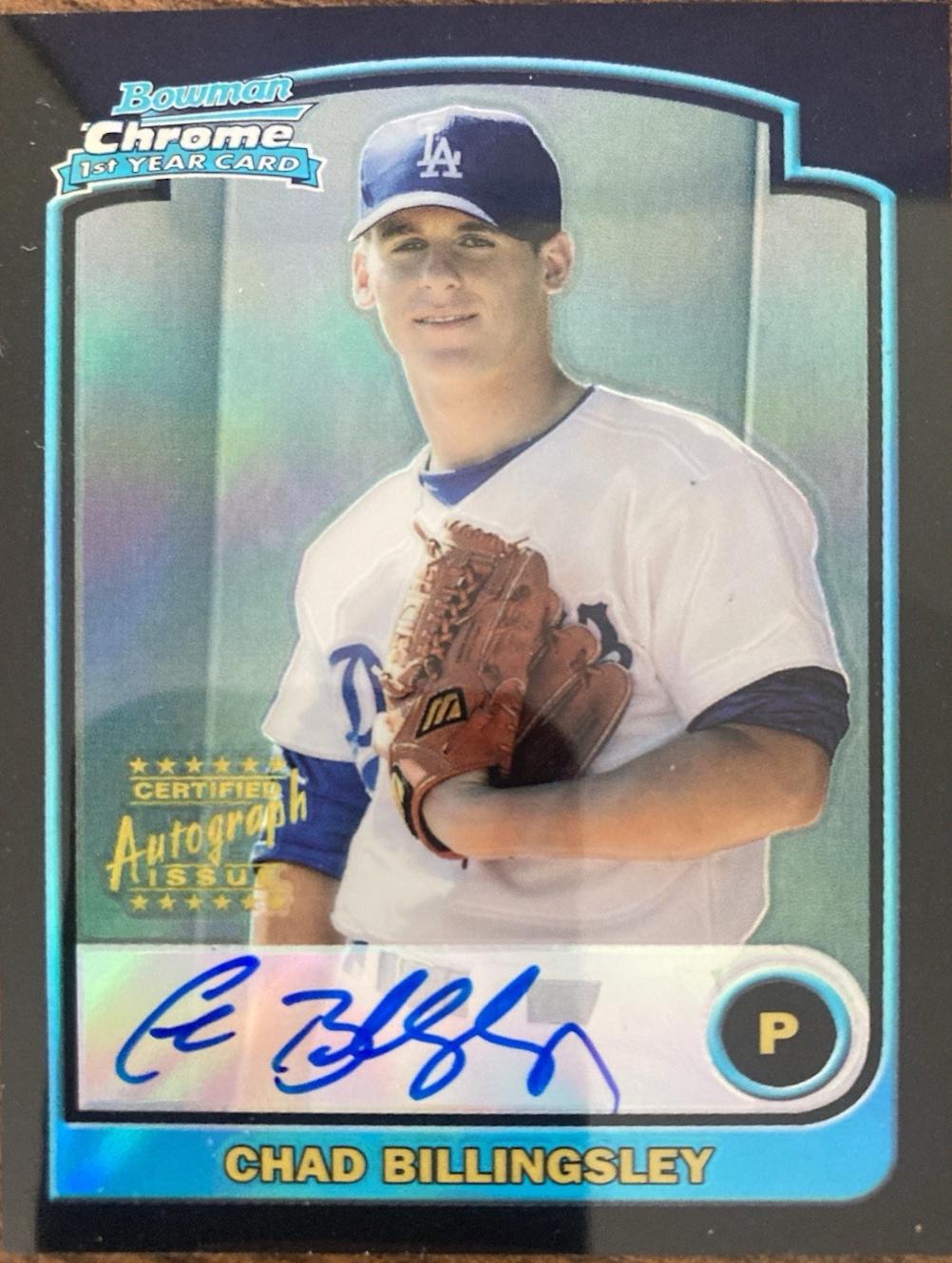 Chad Billingsley [Auto. Refractor] #BDP174