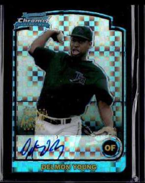 Delmon Young [Auto. Xfractor] #BDP176