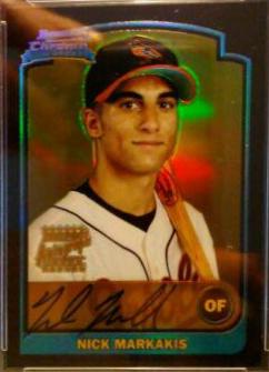 Nick Markakis [Auto. Gold Ref] #BDP171