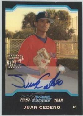 Juan Cedeno [Refractor Autograph] #339