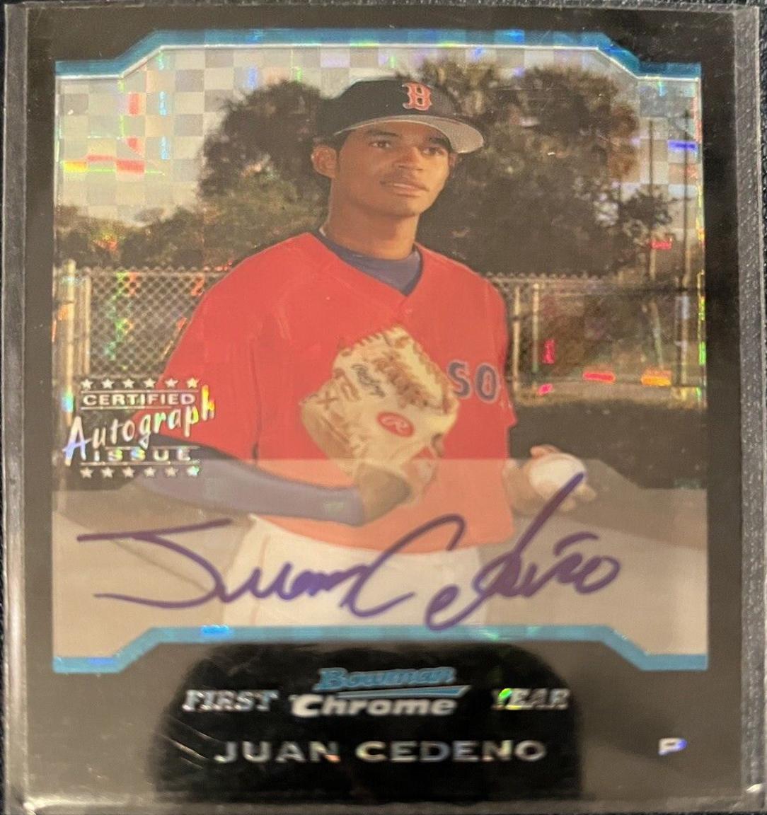 Juan Cedeno [Xfractor Autograph] #339