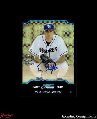 Tim Stauffer [Xfractor Autograph] #341