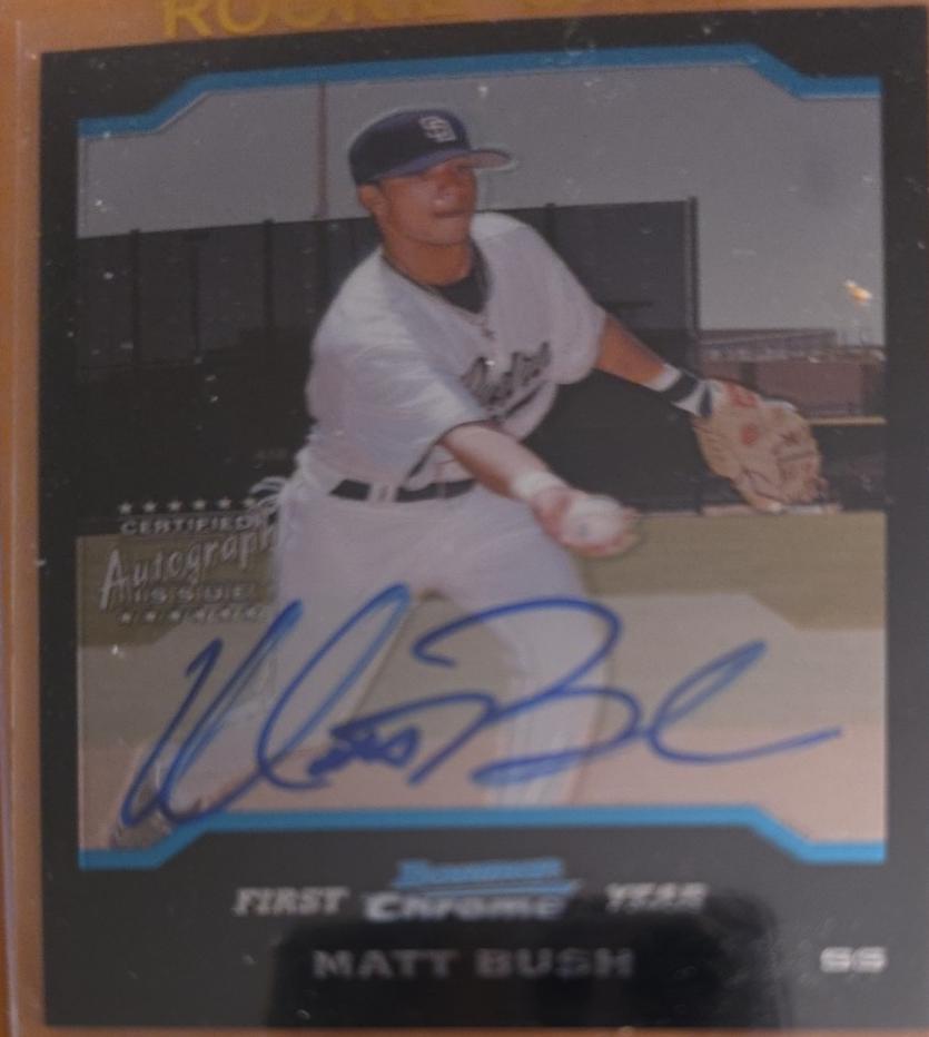 Matt Bush [Auto. Refractor] #166