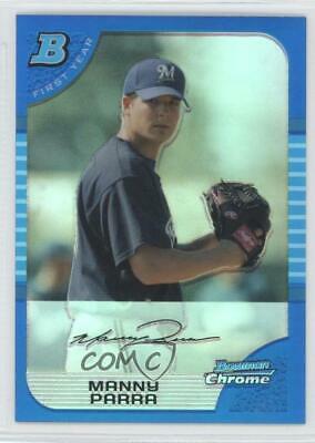 Manny Parra [Blue Refractor] #251