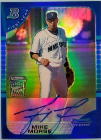Mike Morse [Autograph Blue Refractor] #352
