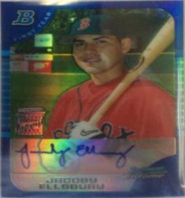 Jacoby Ellsbury [Blue Refractor Autograph] #172